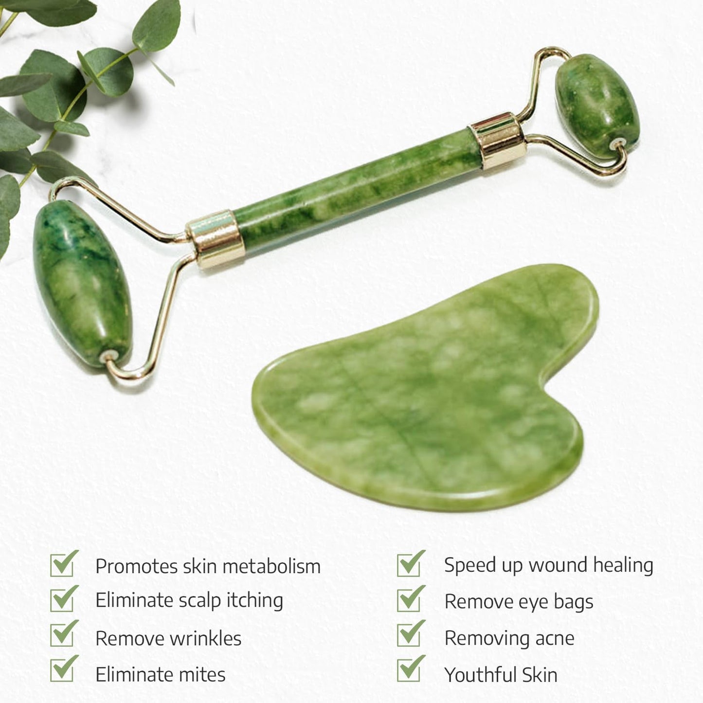 Jade face roller